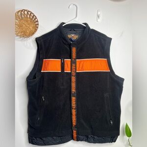 Men’s Harley Davidson Full Fleece Vest Size XL